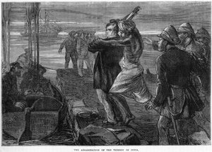 Die Ermordung des Vizekönigs von Indien von Unbekannt