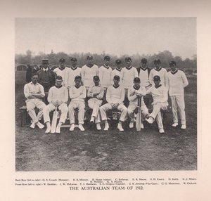 Das australische Cricket-Team von 1912