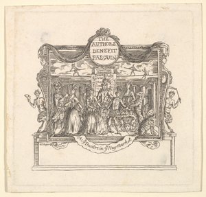 Der Nutzen der Autoren: Pasquin, 1736 von Unbekannt