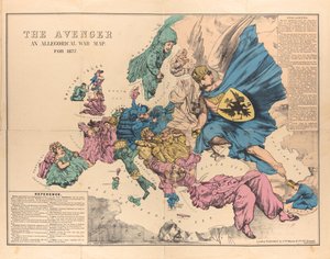 Der Rächer: Eine allegorische Kriegskarte für 1877, 1876-1877