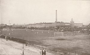 Die Bangu-Fußballplätze: Zentralbahn, 1914 von Unbekannt