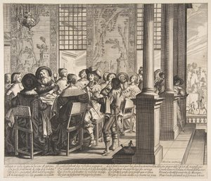 Das Festmahl für die Rückkehr des verlorenen Sohnes, ca. 1636 von Unbekannt