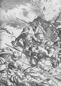 Die Schlacht von Spion Kop, Burenkrieg, Südafrika