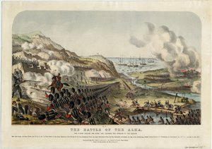 Die Schlacht an der Alma am 20. September 1854, 1854 von Unbekannt
