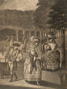 Die Schönheiten von Bagnigge Wells, London, spätes 18. Jahrhundert