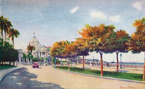 Die schöne Beira Mar Drive - Annäherung an den prächtigen Monroe-Palast, 1914 von Unbekannt