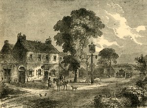 The Bell Inn, Kilburn, 1750, um 1876