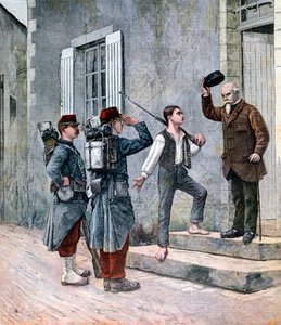 Das Quartier, nach einem Gemälde von Cres, 1892