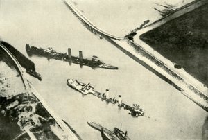 Die Blockade des Hafens von Zeebrugge, 1919