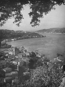 Der Bosporus - Konstantinopel in der Ferne, 1913 von Unbekannt