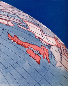 Die Britischen Inseln und Nordeuropa um 18 Uhr am Mittsommertag von Unbekannt