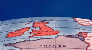 Die Britischen Inseln und Nordeuropa am Mittag im Hochwinter, 1935 von Unbekannt