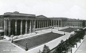 Das British Museum, Great Russell Street, London, 20. Jahrhundert