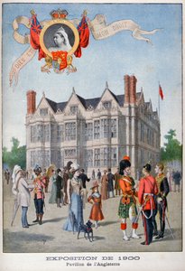 Der britische Pavillon auf der Weltausstellung von 1900, Paris, 1900 von Unbekannt