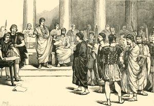 Die Catilinarische Verschwörer vor dem Senat, 1890