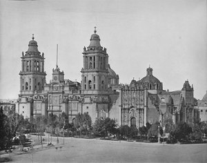 Die Kathedrale, Stadt Mexiko, ca. 1897