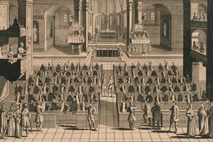 Die Feier des Auto-Da-Fee oder Akt des Glaubens in der Inquisition, 1769