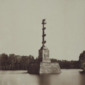 Die Chesme-Säule, zweite Hälfte des 19. Jahrhunderts von Unbekannt