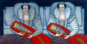 Die Cholmondeley-Schwestern, 1600-1610 von Unbekannt