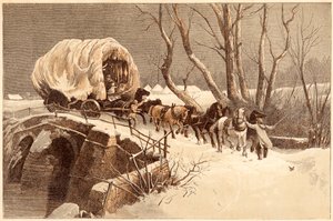 Der Weihnachtswagen, 1866