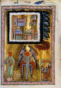 Die Vollendung des Kosmos Vision aus Liber Divinorum Operum, ca. 1220-1230