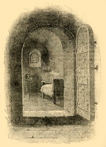 Die Verurteiltenzelle in Newgate, ca. 1872 von Unbekannt