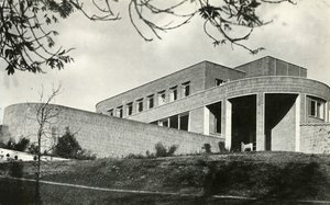 Das zeitgenössische Idiom Backsteinhaus in Hampstead, London, 1941