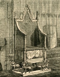 Der Krönungsstuhl, 1881 von Unbekannt