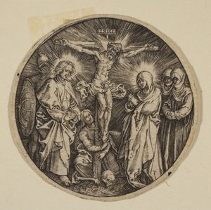 Die Kreuzigung (Rund) von Unbekannt