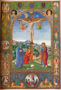 Die Kreuzigung: mit der Jungfrau, Maria Magdalena und St. Johannes, um 1500, 1937