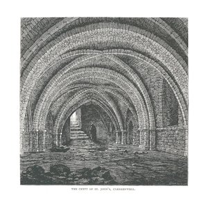 Die Krypta von St. Johns, 1878 von Unbekannt