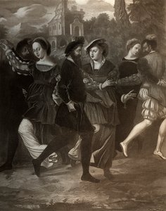 Das Tanzbild, ca. 1532, 1902 von Unbekannt