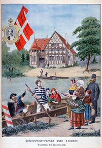 Der dänische Pavillon auf der Weltausstellung 1900, Paris, 1900 von Unbekannt