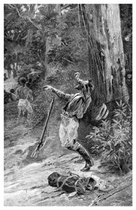 Der Tod von Kennedy, Queensland, Australien, 1848, 1886