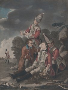 Der Tod von General Wolfe in Quebec, September 1759, 10. Oktober 1779