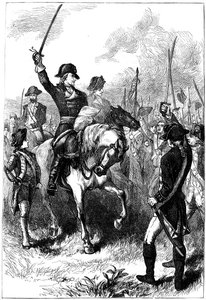 Die Unabhängigkeitserklärung wird der amerikanischen Armee vorgelesen, 1776 ca. 1880 von Unbekannt