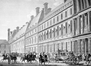Die Abreise aus dem Tuilerienpalast, 2. Dezember 1804, 19. Jahrhundert