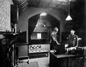 Das Büro des stellvertretenden Sprechers, House of Commons, Westminster, London, ca. 1905 von Unbekannt