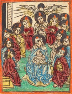 Die Herabkunft des Heiligen Geistes, 1480-1490 von Unbekannt