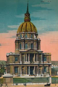 Die Kuppel von Les Invalides, Paris, ca. 1920 von Unbekannt