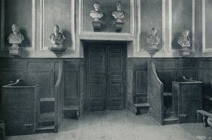 Die Tür von der Oberen Schule zu den Kapellentreppen, 1926