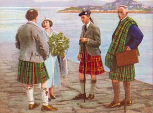 Der Herzog und die Herzogin von York, später König Georg VI. und Königin Elizabeth, bei ihrer Ankunft begrüßt