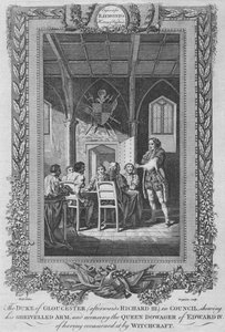 Der Herzog von Gloucester, später Richard III., im Rat, um 1787