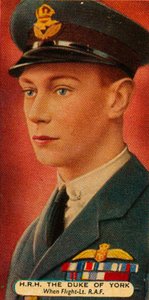 Der Herzog von York als Flugleutnant in der RAF, ca. 1918-1935
