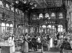 Das Duval-Restaurant am Quai de Billy, Paris, 1889