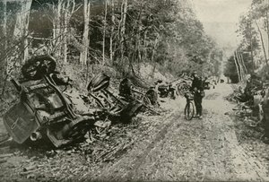 Die Wirkung des britischen Granatfeuers, 1919 von Unbekannt
