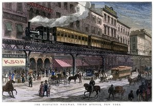 Die Hochbahn, Third Avenue, New York