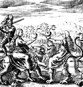 Der elfte Schlüssel von Basil Valentine, legendärer deutscher Mönch und Alchemist des 15. Jahrhunderts, 1651 von Unbekannt