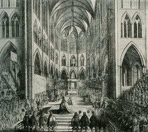 Die Krönung von König Karl II. von Unbekannt