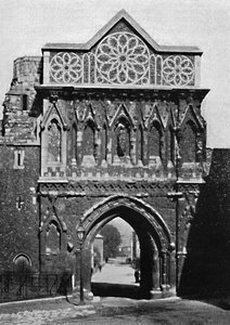 Das Ethelbert-Tor, Norwich, 1892 von Unbekannt